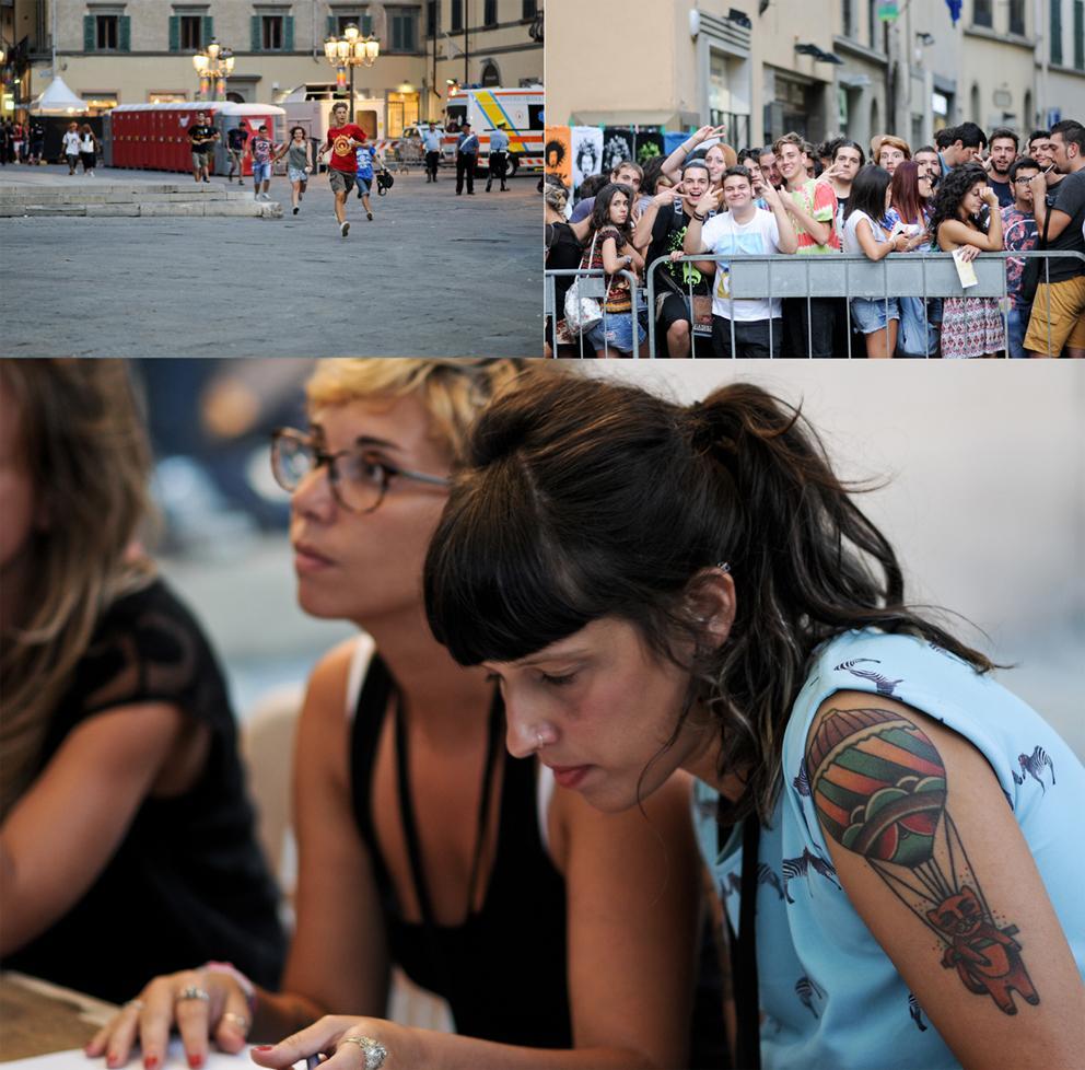 Pubblico ai concerti deI cartellone di settembre