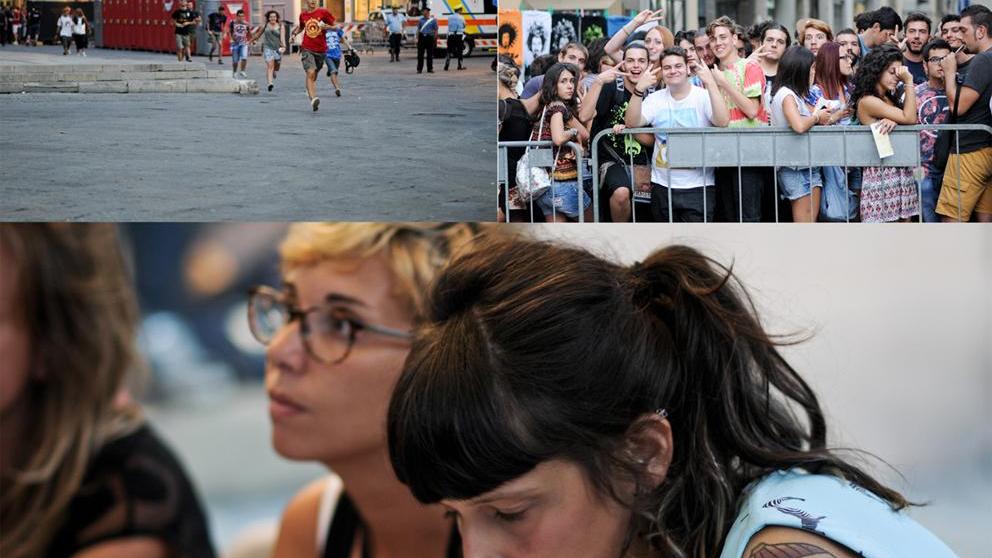 Pubblico ai concerti deI cartellone di settembre