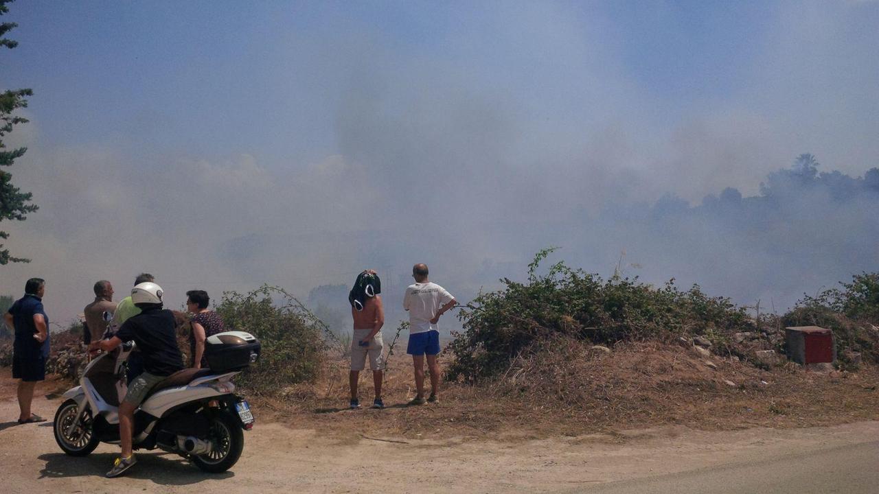 L'incendio a Baddelonga