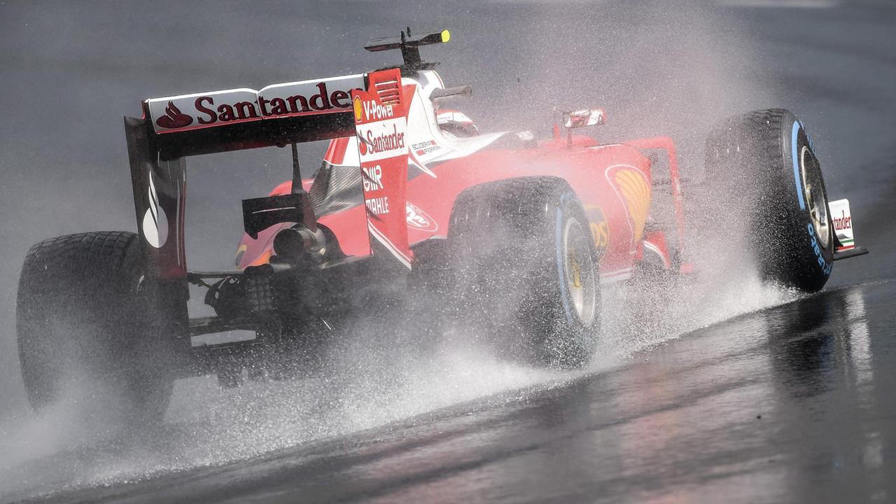 La Ferrari di Vettel