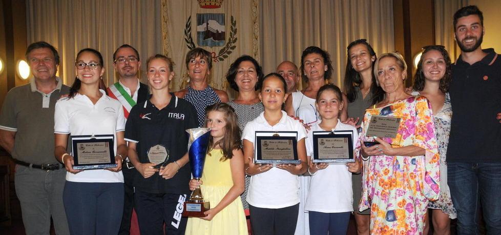 Premiate le campionesse di pattinaggio 