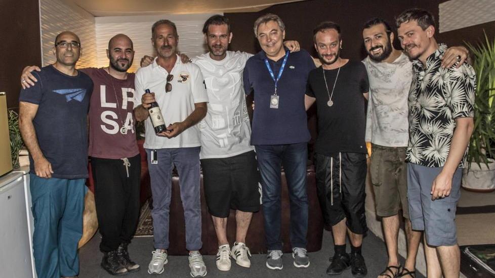 Bottiglia di Sassicaia ai Negramaro