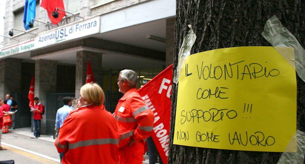 Due anni fa la prima protesta contro i volontari in ambulanza: e non si trattava del servizio 118