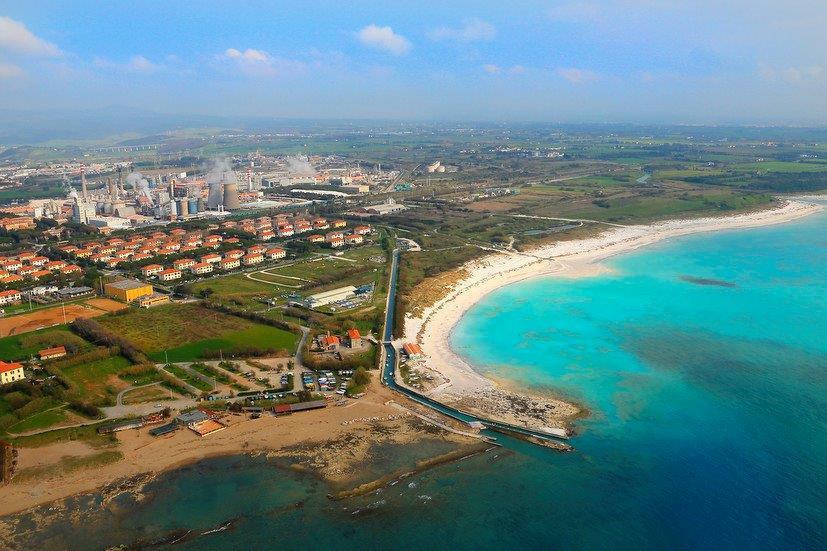 Le Spiagge bianche dall'alto (foto Muzzi)