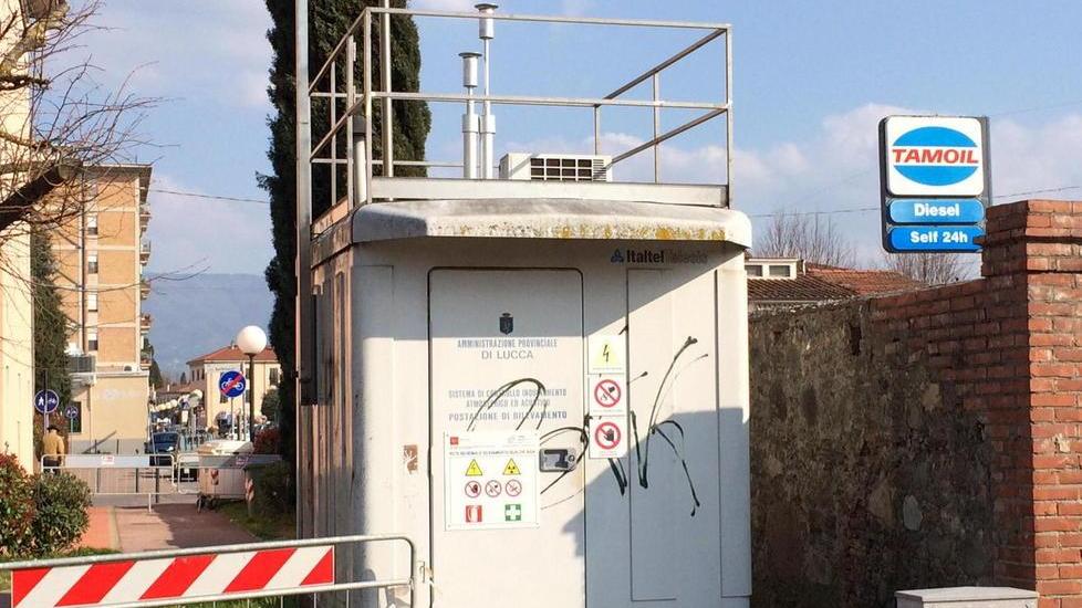 La centralina Arpat di via Piaggia a Capannori