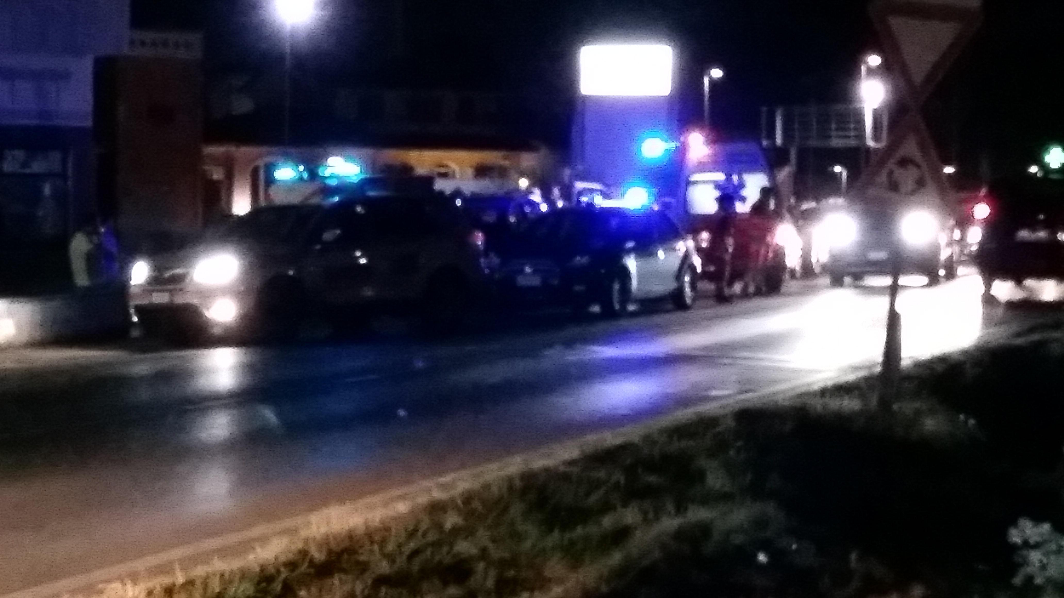 I soccorsi in viale Europa a Capannori