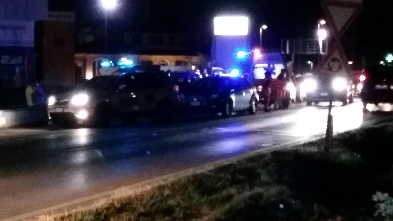 I soccorsi in viale Europa a Capannori