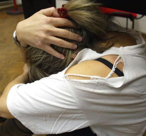 Un'immagine simbolo di violenza sulle donne