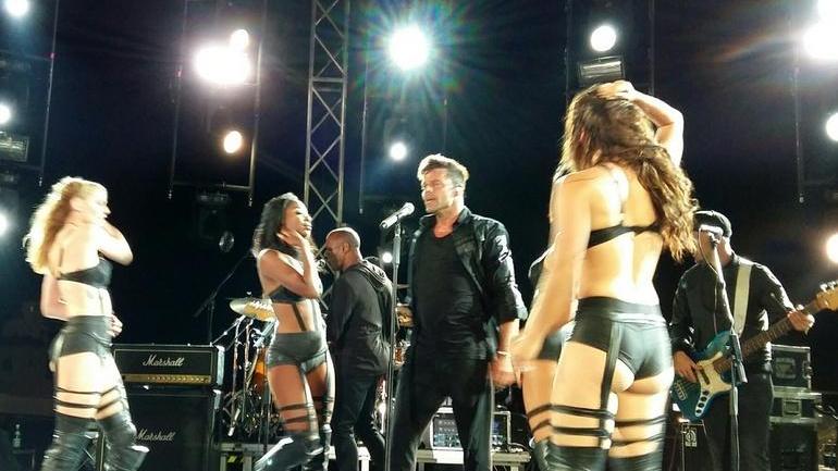 Notte latina da vip con Ricky Martin 