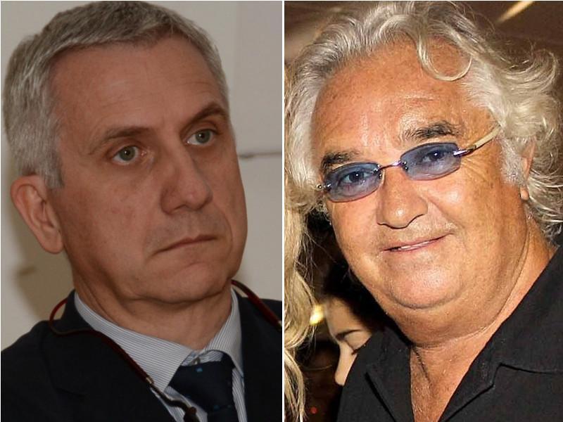 Paolo Maninchedda e Flavio Briatore