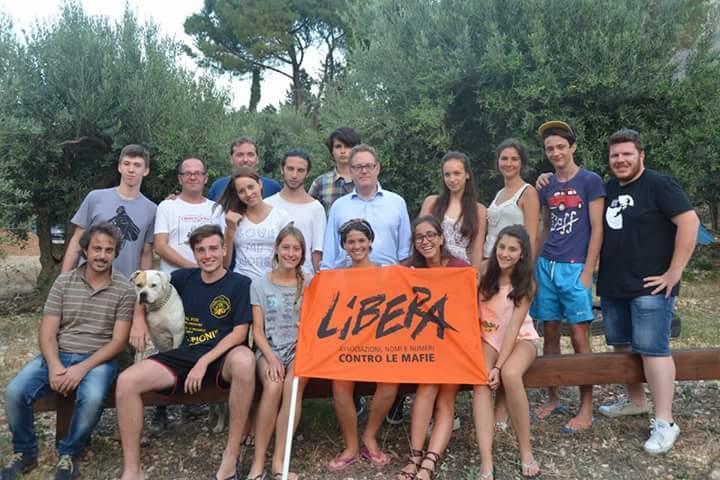 I ragazzi del Fermi ad un campo di Libera