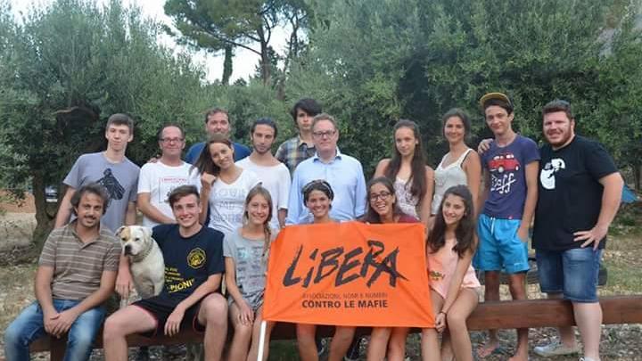 I ragazzi del Fermi ad un campo di Libera