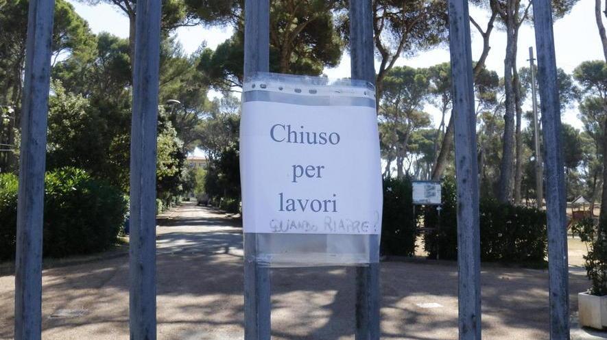 Amianto nel parco, Villa Corridi resta chiusa