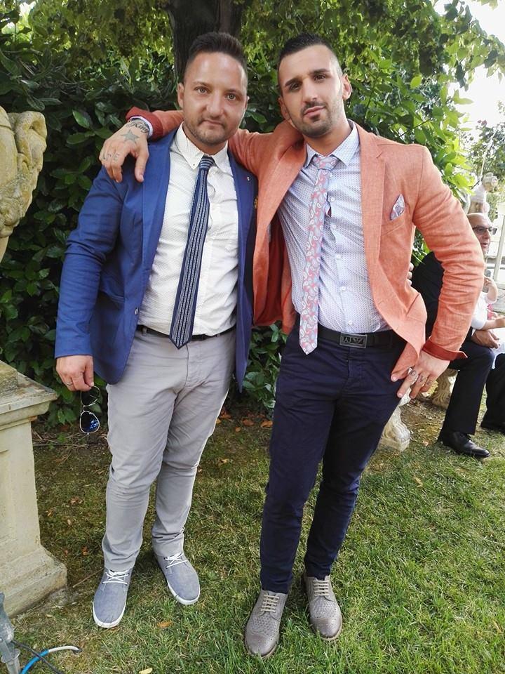 I cognati Luca Orbetti e Michele Orefice