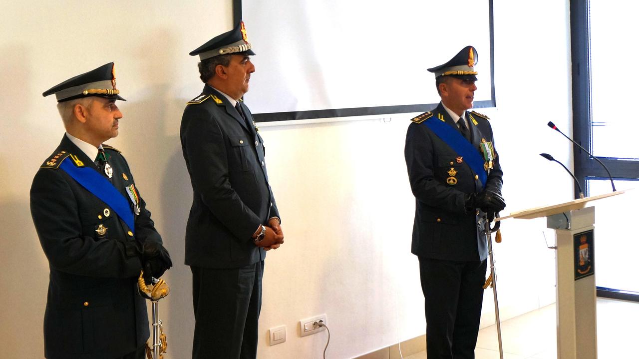 La cerimonia avvenuta nella Caserma della Guardia di Finanza