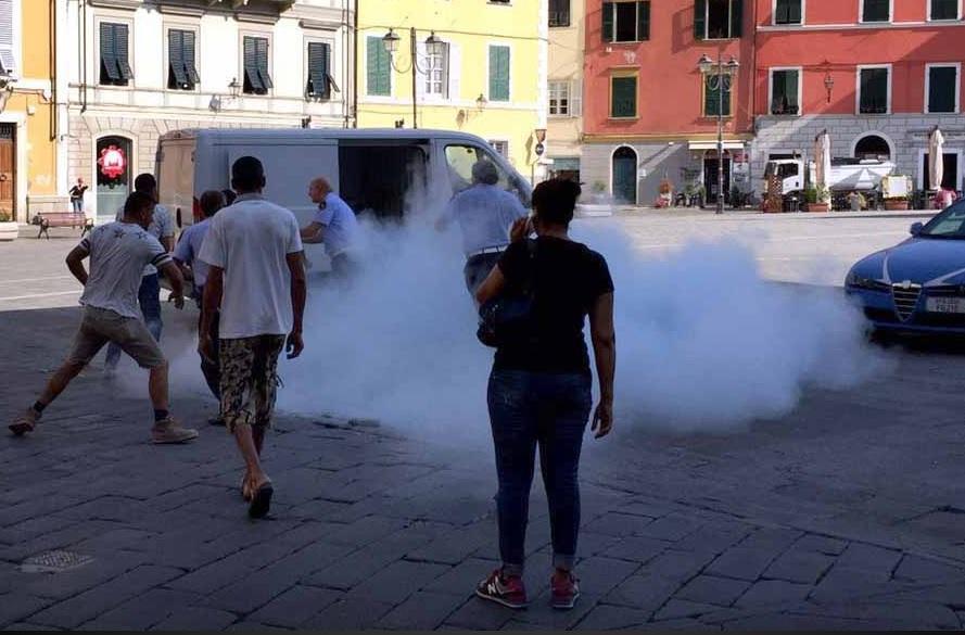 Uno dei concitati momenti