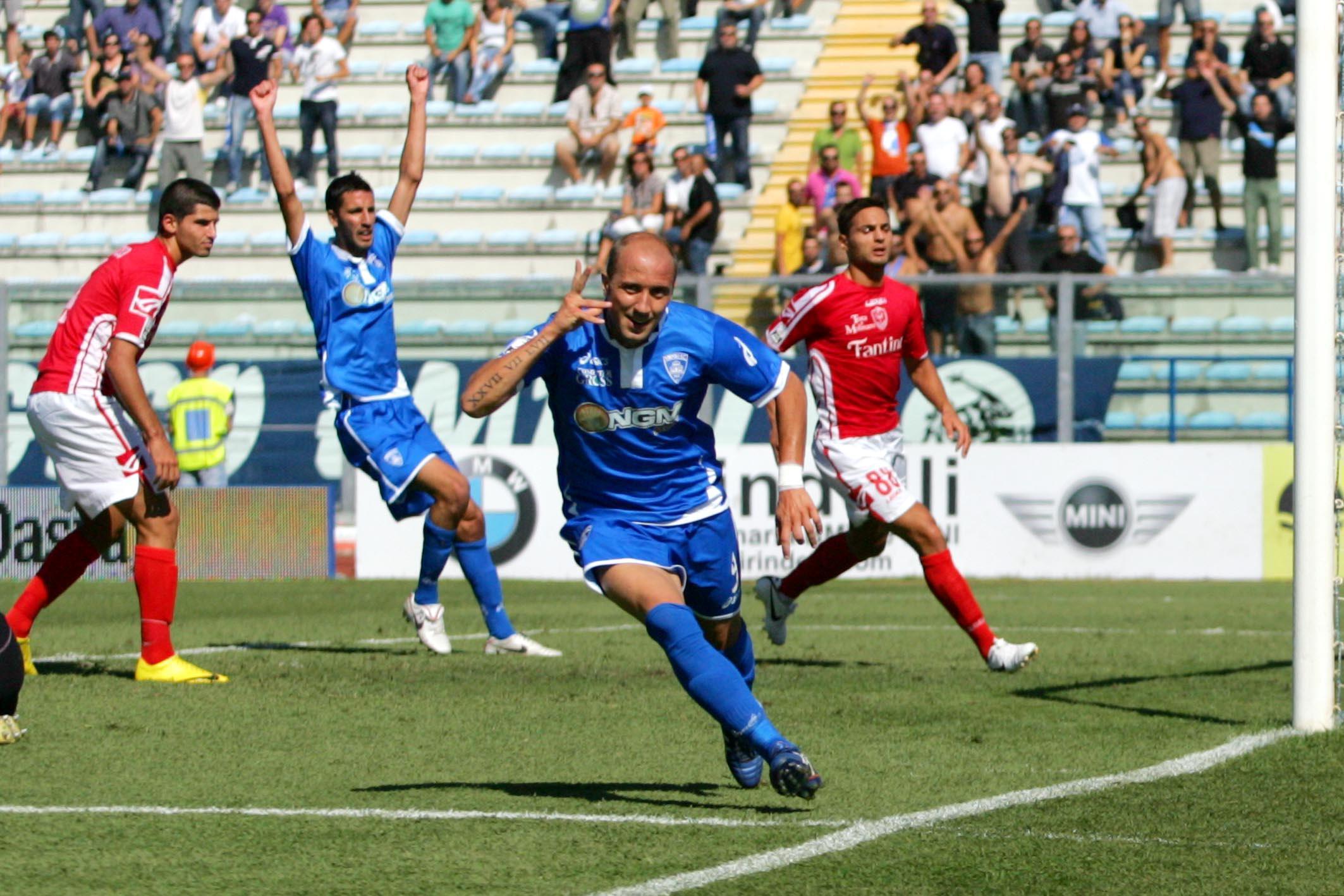 Claudio Coralli con la maglia dell'Empoli