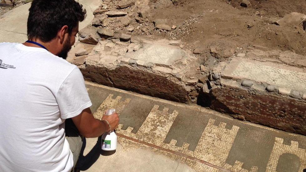 Ancora visibili i mosaici di Populonia