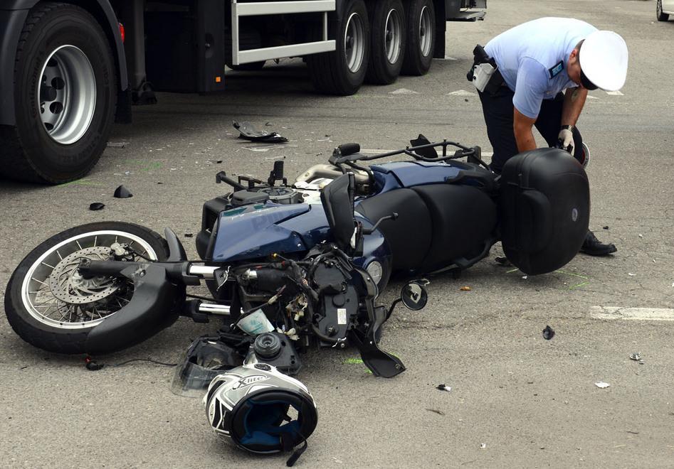 Il motociclista sta meglio