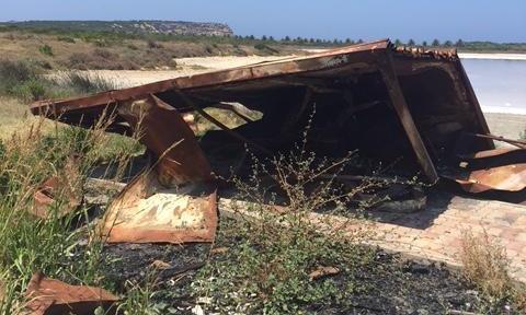 Il degrado vicino a Sa Marigosa