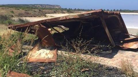 Il degrado vicino a Sa Marigosa