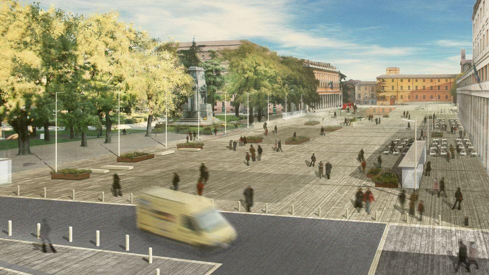 Reggio Emilia, countdown a piazza della Vittoria