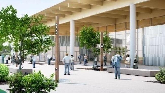 Un rendering di come verrà la nuova struttura commerciale