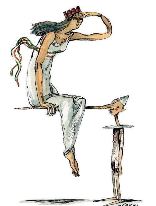 Una donna ha disegnato la vignetta più bugiarda 