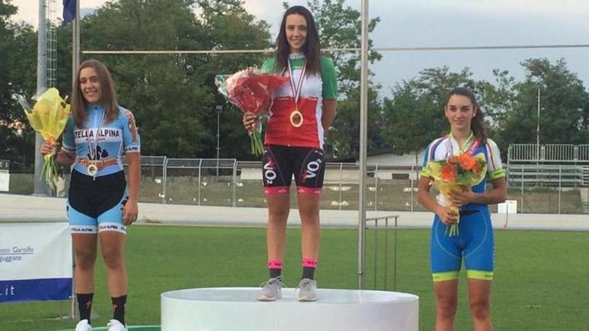 Sara Donegà seconda agli “italiani” su pista