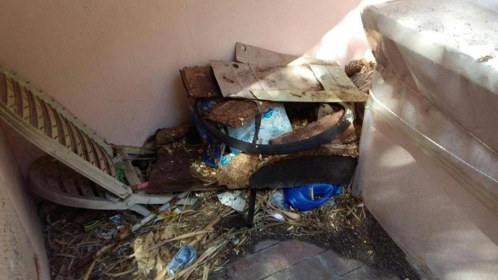 Bonificata una piccola discarica