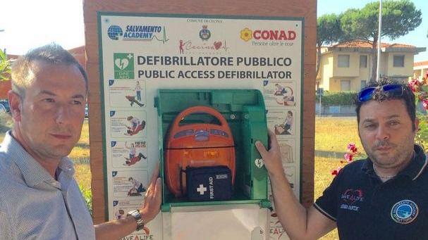 Tre defibrillatori entrano nella rete di “Cecina Cuore”