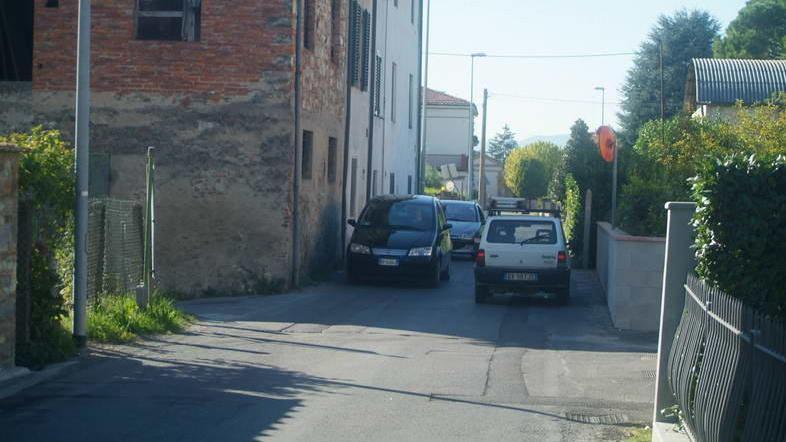 Via delle Pierone, dove è stato ucciso il cagnolino