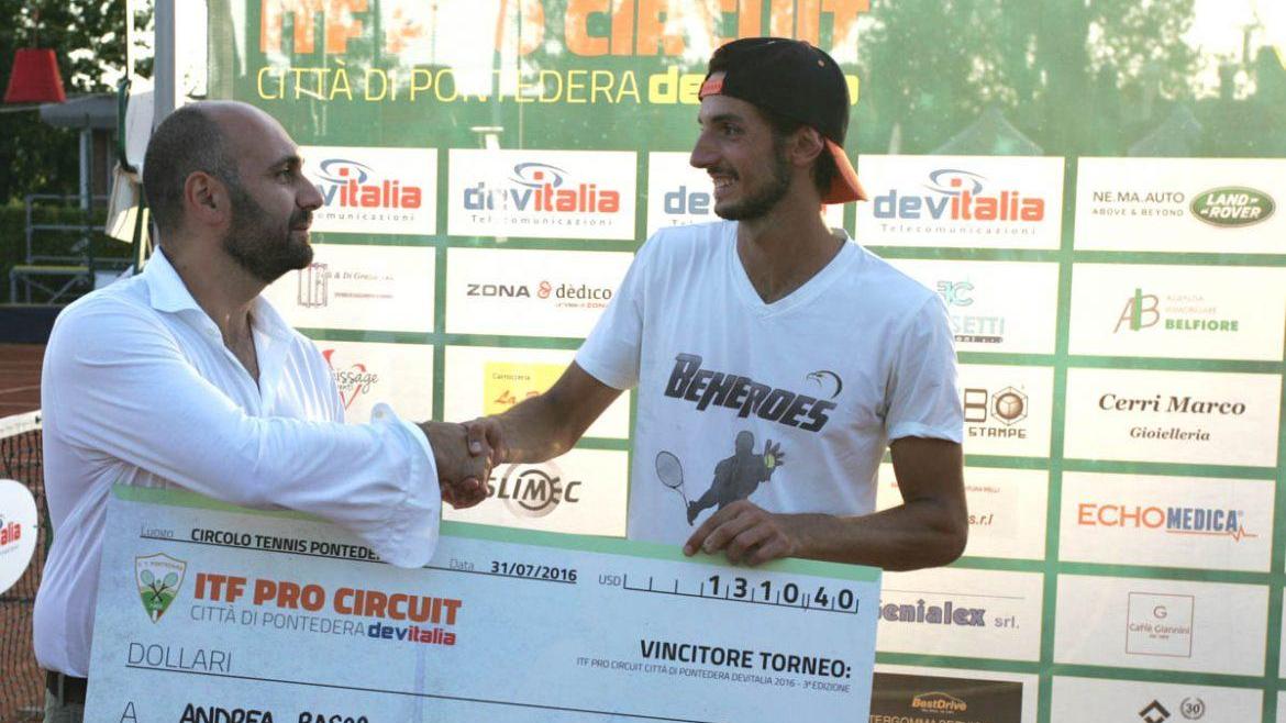 La premiazione di Andrea Basso