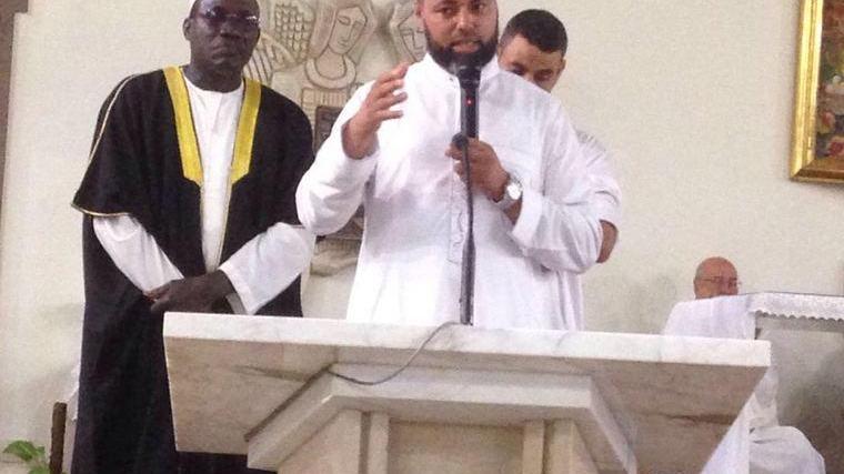 L'intervento dell'Imam di Olbia in chiesa