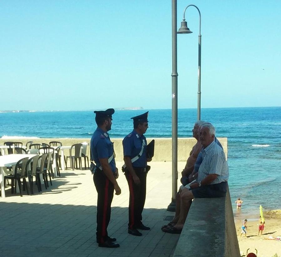 I carabinieri hanno dialogato con i turisti