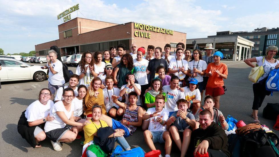 Il rientro da Cracovia dei giovani modenesi partecipanti alla Gmg
