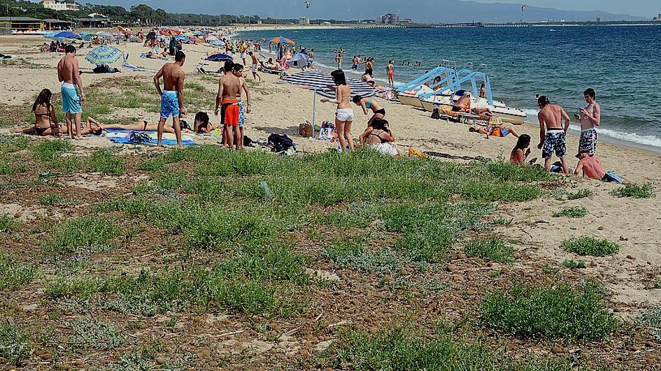 La spiaggia di Torregrande