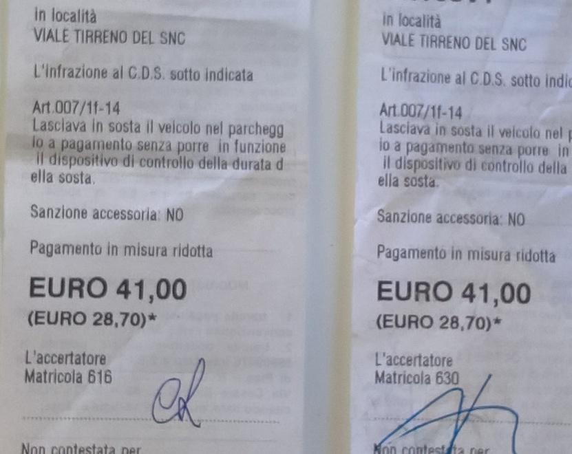 Raffica di multe sul lungomare al Calambrone
