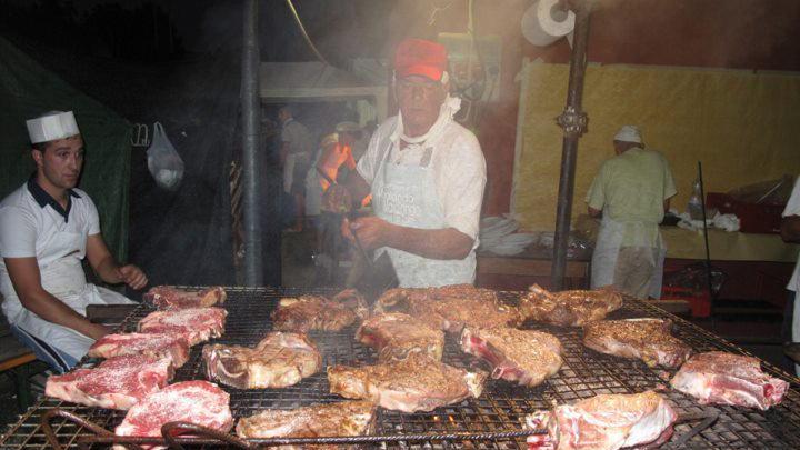 Una sagra della bistecca in Toscana