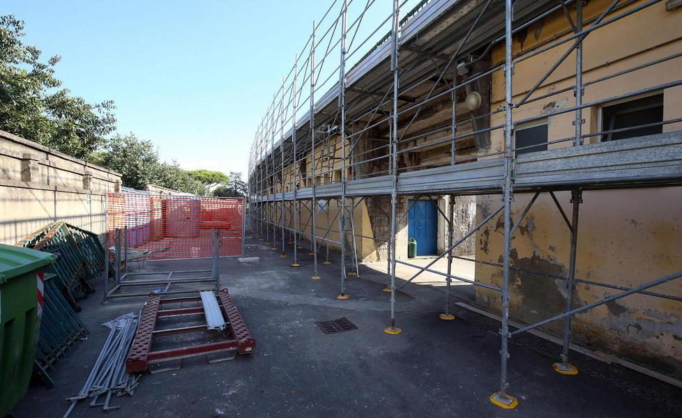 Partono i lavori di ristrutturazione allo stadio Mariotti (foto Nucci)
