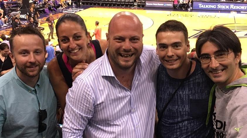 Coach lucchesi in Arizona tra cactus e palle da basket