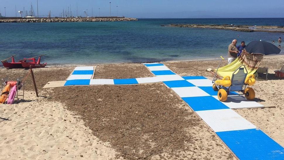 Via la posidonia dalla spiaggia dello Scoglio Lungo