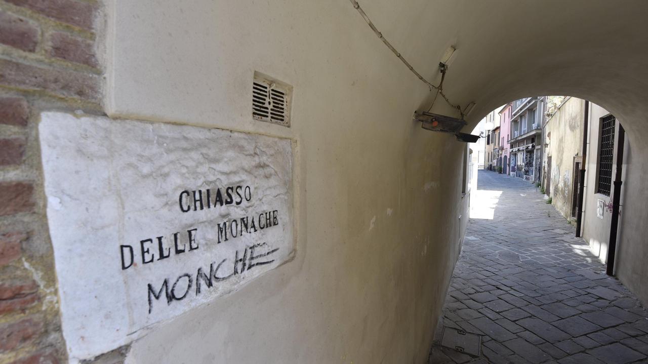 Il Chiasso delle Monache in centro storico a Grosseto (foto Agenzia Bf)