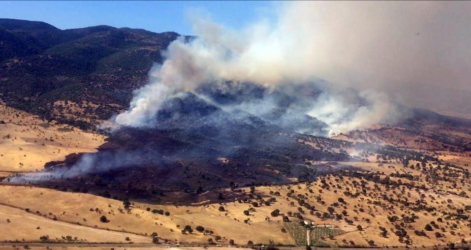 Uno degli incendi che in questi giorni stanno devastando la Sardegna