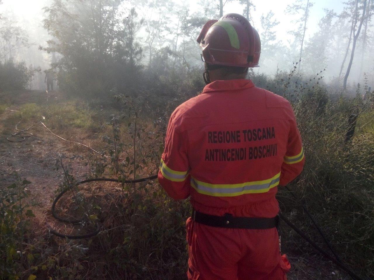 L'incendio alle Vedute 
