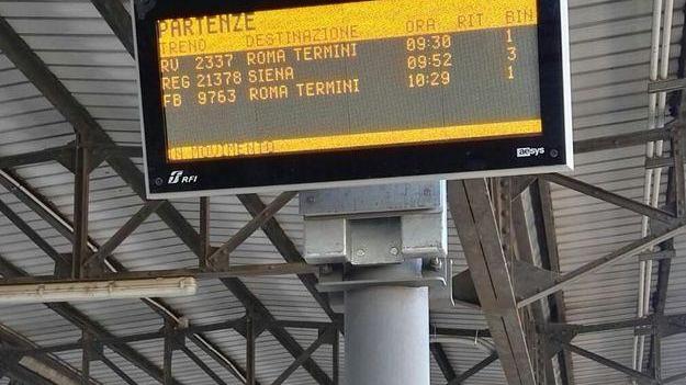 Alla stazione ferroviaria di Grosseto ci sono ventiquattro nuovi monitor