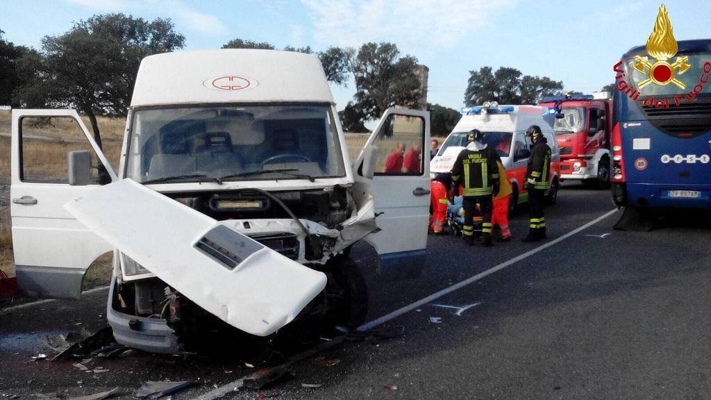 L'incidente sulla statale 129