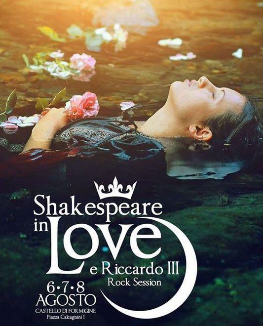 “Shakespeare in love” tre giorni di teatro a Formigine 