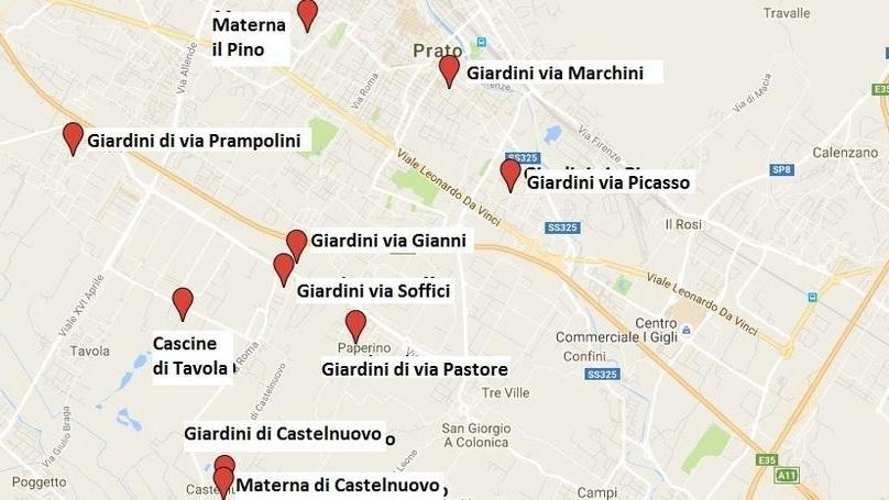 Nuovi giochi e potature in 15 giardini
