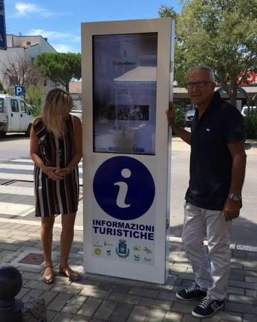 Turisti informati grazie al totem 